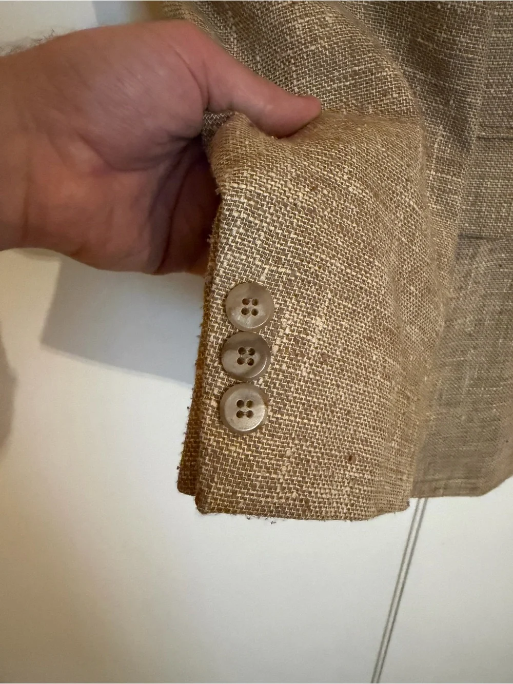 Haggar Brown Textured Sport Coat - Two-Button Blazer